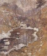 John Henry Twachtman Hemlock Pool Sweden oil painting artist